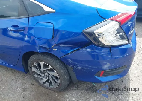 2018 Honda Civic Ex from USA, damaged, VIN 2HGFC2F77JH508367